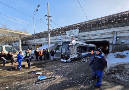 Появилась новая информация о столкновении двух трамваев в Москве
