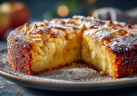 Этот постный манник с яблоками — гениальная простота для идеального перекуса. Сочный, ароматный, без яиц и молока