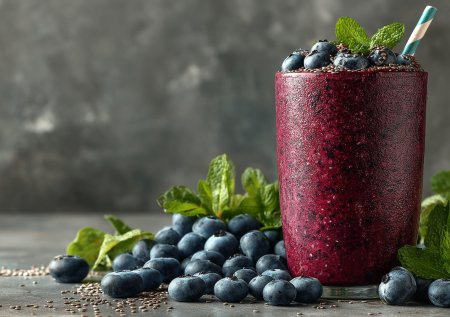 Вместо кофе с утра готовлю этот смузи — насыщает, заряжает и не вредит. Собираю за 5 минут и наслаждаюсь: вот рецепт