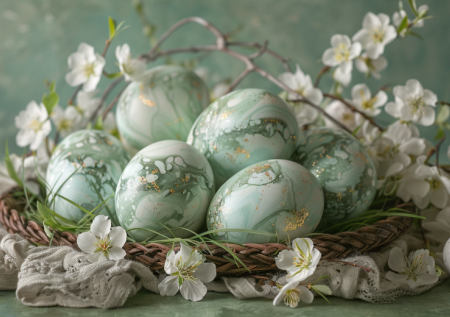 Опускаю яйца в раствор — через 5 минут на столе нежные «аквамарины»: пасхальное чудо затмит все крашенки