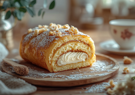 Смешала овсянку с бананом: пеку ПП-рулет без муки и сахара: нежнее бисквита, а в пост незаменим