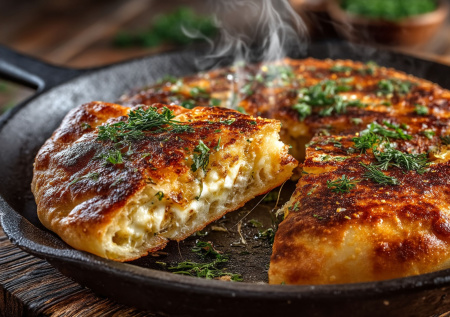 Хачапури без духовки и дрожжей: рецепт для занятых хозяек