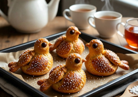 Беру муку и дрожжи — через час на столе жаворонки, которые пахнут весной и детством.