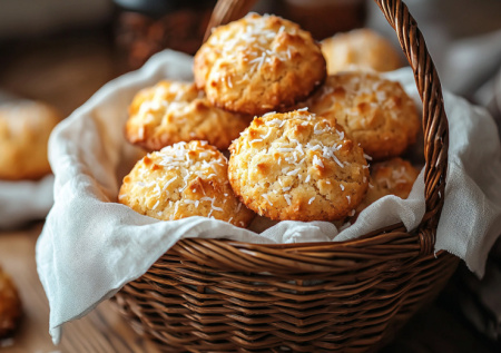 Домашнее печенье «Рафаэлло»: нежнее и вкуснее конфет, а готовится проще простого. Всего 4 ингредиента