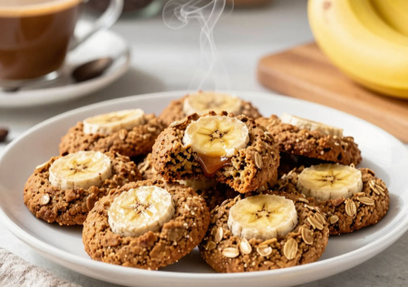 Горсть кофе и два банана — пеку десерт без сахара и муки: хрустит, тает, исчезает мгновенно