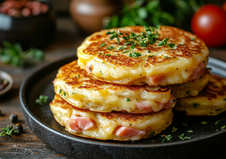 Кефир, яйца и мука — вот и все, что нужно для сытного завтрака. Ленивые лепешки-пятиминутки готовы