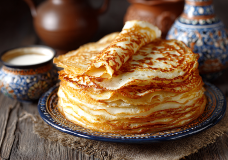 На молоке — прошлый век: эти банановые блины на манке нежнее и вкуснее обычных. Подходят в пост и для ПП