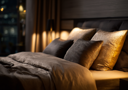 Текстиль и свет: как ткани меняют атмосферу комнаты вечером