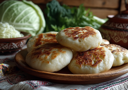 Так же просто, как приготовить оладьи: жареные ленивые пирожки с капустой на жидком тесте