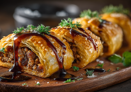 Кажется невероятным, как простое тесто превращается в элегантное блюдо с восточными нотками. И все за 30 минут!