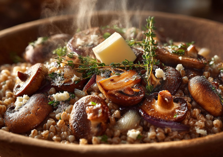 Гречка по-царски: с грибами и луком — необычная версия любимого гарнира