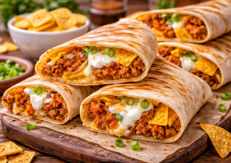 Тортилья с фаршем и чипсами — новый вкус фастфуда, который легко приготовить дома