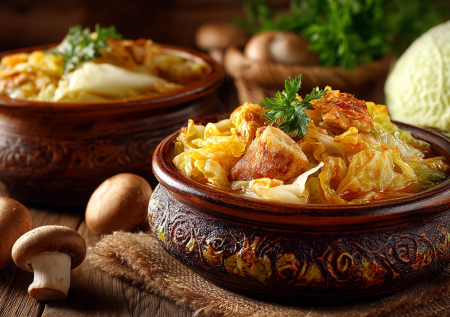 Едим и худеем — рецепт ужина для тех, кто начал подготовку к лету: капуста с курицей и грибами