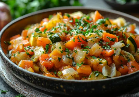 Спасательный круг: готовим быстрое овощное рагу из того, что есть под рукой