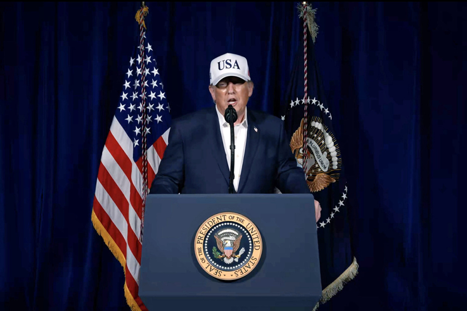 Фрагмент из видеообращения Дональда Трампа к нации после начала масштабной атаки на Иран, 28 февраля 2026 года