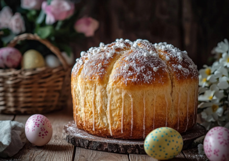 Кладу в тесто не сахар, а мед и щепотку шафрана — кулич «Медовик» получается золотистым и ароматным. Съедают весь до крошки
