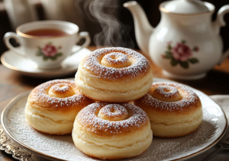 Прощайте, дрожжи! Творожные булочки «Медовые» c корицей готовы через четверть часа — такие нежные, что тают на языке