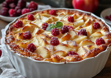 Приготовила и сама удивилась, даже миксер не нужен для этого пирога: творог, яблоки — чудо-сочетание