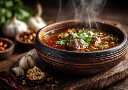 Согревающее, пряное, сытное: грузинское харчо для холодного вечера