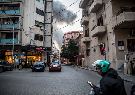 Взрыв раздался в центральной части Бейрута после удара Израиля