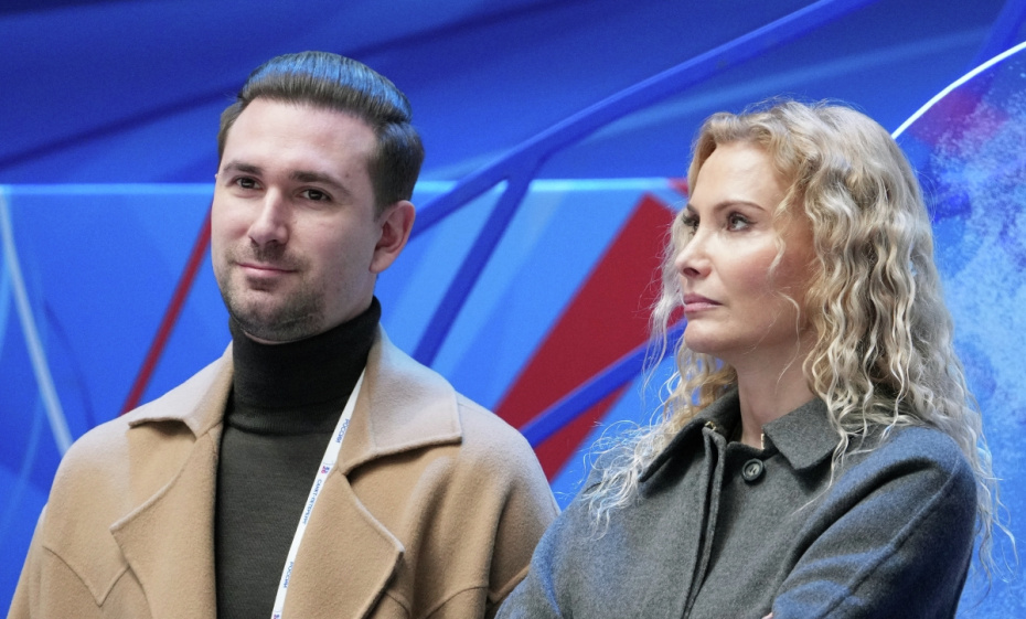 Хореограф Даниил Глейхенгауз и тренер Этери Тутберидзе