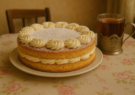 Яйца, мука и щепотка ванили — через полчаса на столе бисквит «Нежность»: сочнее и нежнее «Праги»