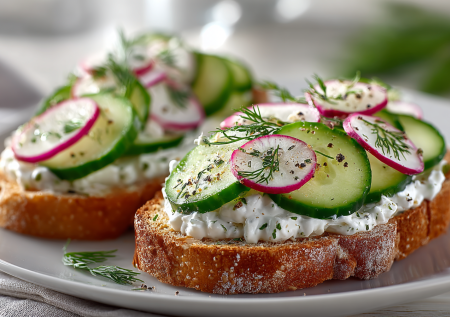 Забудьте про масло: творожные бутерброды с редисом за 5 минут