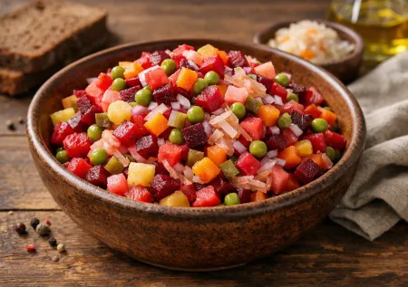 Топ-8 способов удивить гостей винегретом: рецепты с фото