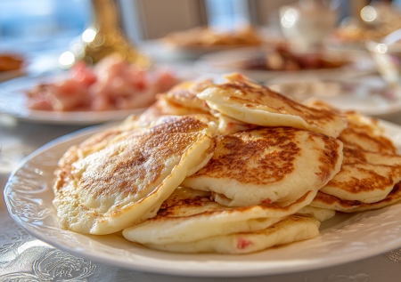 Эти творожные оладьи — идеальный баланс между панкейками и сырниками. Нежная текстура, знакомый вкус и никакой сложной возни с тестом