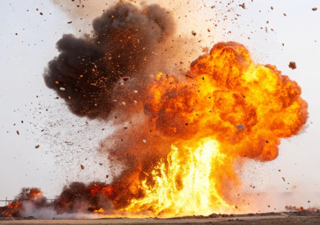 Кувейтский НПЗ загорелся после удара БПЛА