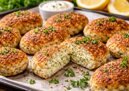 Весенний рецепт для похудения: куриные котлеты с кабачком и рикоттой — сочные внутри и с хрустящей корочкой