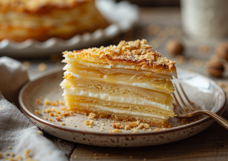 Наполеон-скороход: готовим любимый торт на обычной сковороде за 20 минут