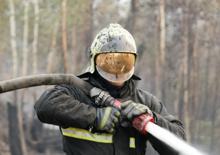 Опубликованы кадры с места крушения самолета в подмосковной Коломне