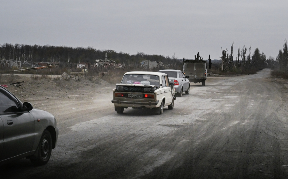 Колонна мирных жителей