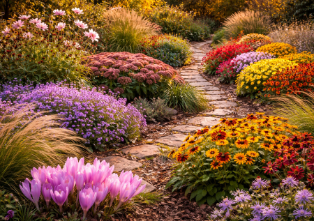 Сад, который цветет до ноября: 7 осенних многолетников — красота до первых заморозков