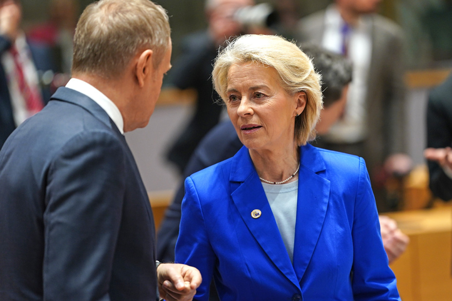 Председатель Европейской комиссии Урсула фон дер Ляйен на саммите ЕС в Брюсселе, 20 марта 2026 года