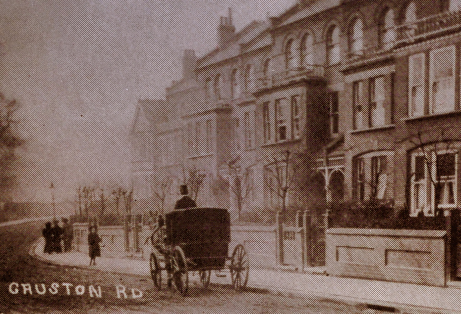 Конная карета, такси на лондонской улице, 1890 год