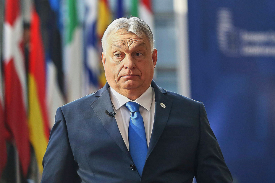 Виктор Орбан на саммите ЕС в Брюсселе