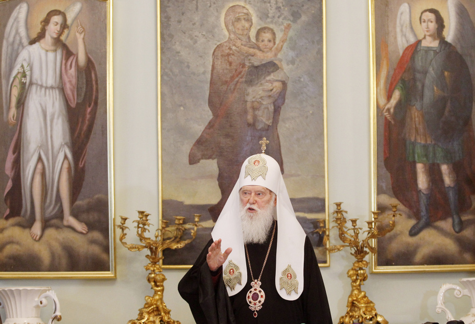 Глава Украинской православной церкви Киевского патриархата (УПЦ КП) Филарет