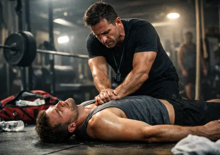 Внимательность тренера спасла жизнь спортсмену