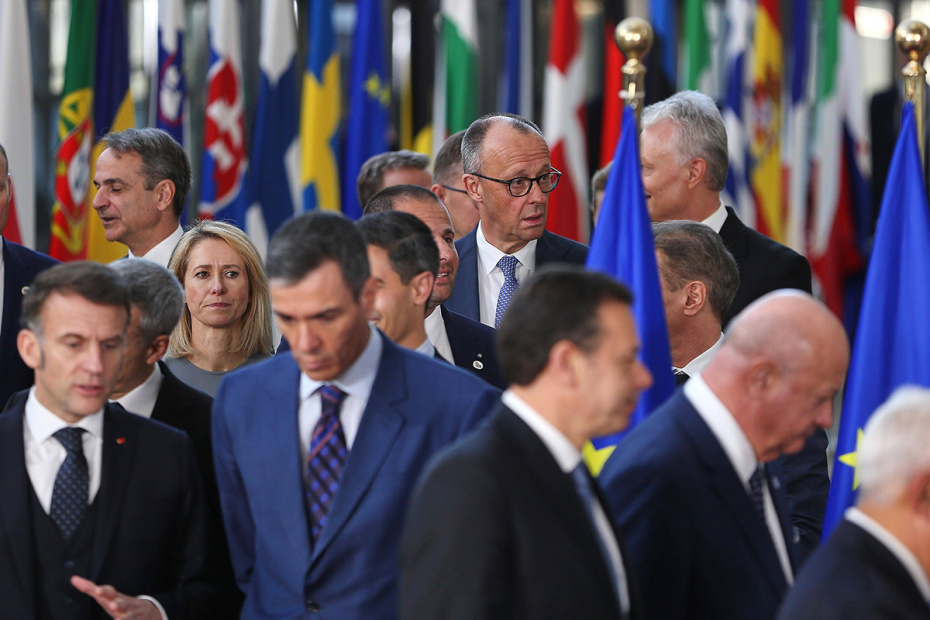 Главы государств и правительств на саммите ЕС в Брюсселе