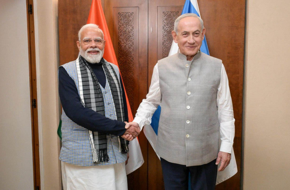 Нарендра Моди и Биньямин Нетаньяху