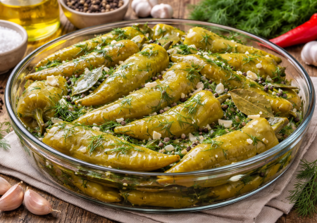 Армянские маринованные перцы — невероятная закуска. Приготовите один раз и не сможете остановиться