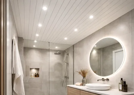 Россиянам назвали лучший материал для потолка в ванной