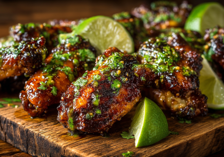 Хрустящие куриные крылья в глазури из сливочного масла и лайма — мой новый кулинарный фаворит. Готовлю просто и получаю шедевр