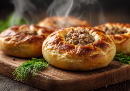 Самые вкусные беляши: как в детстве только лучше! Сытные, быстрые и сочные