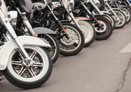 Байкеры из Нью-Дели устроили мотопробег в честь 81-й годовщины Победы