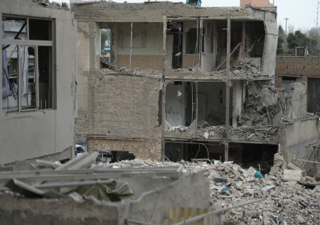 Жительница Тегерана ценой жизни засняла крупную бомбежку