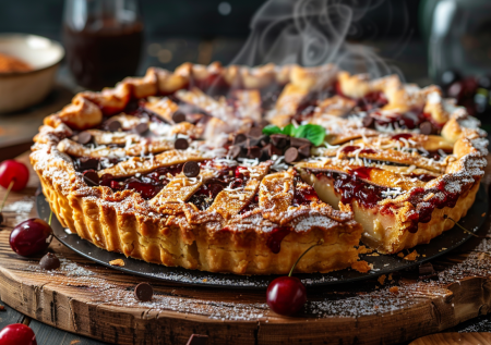 Пирог «Вишня в кокосе» с нежной начинкой: простой десерт, который удивит вкусом