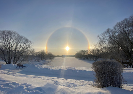 В Сети появились кадры необычного явления в Иркутске